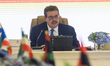 Mohamed Hamel, Secretary General of the GECF, speaks during the opening session of the 27t...