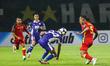 Uilliam Barros heads the ball during the Persib Bandung vs Selangor match in the 2025-2026...