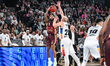 RJ Cole is in action during the U-BT Cluj-Napoca vs. Umana Reyer Venice game in the BKT Eu...