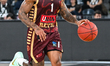 RJ Cole is in action during the U-BT Cluj-Napoca vs. Umana Reyer Venice game in the BKT Eu...