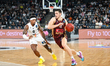 Stefan Nicolic and Karel Guzman play during the U-BT Cluj-Napoca vs. Umana Reyer Venice ga...