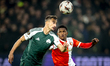 Panathinaikos FC midfielder Filip Duricic and SC Feyenoord Rotterdam defender Givairo Read...