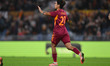 Paulo Dybala of A.S. Roma celebrates after scoring the goal to make it 1-2 during the UEFA...