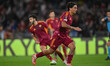 Paulo Dybala of A.S. Roma celebrates after scoring the goal to make it 1-2 during the UEFA...