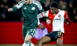 Panathinaikos FC defender Giorgos Kiriakopoulos and SC Feyenoord Rotterdam defender Givair...