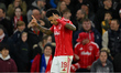 Igor Jesus of Nottingham Forest celebrates after scoring a goal to make it 2-0 during the...