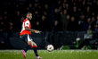 SC Feyenoord Rotterdam forward Cyle Larin plays during the match SC Feyenoord Rotterdam vs...