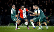 SC Feyenoord Rotterdam forward Cyle Larin plays during the match SC Feyenoord Rotterdam vs...