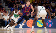 Jan Vasely of FC Barcelona is in action during the EuroLeague Regular Season Round 5 match...