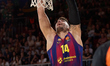 Willy Hernangomez of FC Barcelona is in action during the EuroLeague Regular Season Round...