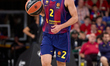 Juani Marcos of FC Barcelona plays during the EuroLeague Regular Season Round 5 match betw...