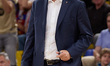 Joan Penarroya is the head coach of FC Barcelona during the EuroLeague Regular Season Roun...