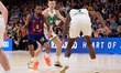 Kevin Punter of FC Barcelona is in action during the EuroLeague Regular Season Round 5 mat...