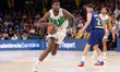 Moses Wright of Zalgiris Kaunas plays during the EuroLeague Regular Season Round 5 match b...