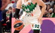 Edgaras Ulanovas of Zalgiris Kaunas is in action during the EuroLeague Regular Season Roun...