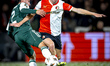 Panathinaikos FC defender Davide Calabria and SC Feyenoord Rotterdam defender Gijs Smal pl...