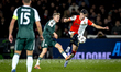 Panathinaikos FC forward Karol Swiderski and SC Feyenoord Rotterdam defender Anel Ahmedhod...