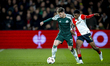 Panathinaikos FC defender Giorgos Kiriakopoulos and SC Feyenoord Rotterdam defender Givair...