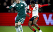 Panathinaikos FC defender Giorgos Kiriakopoulos and SC Feyenoord Rotterdam defender Givair...