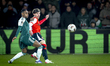Panathinaikos FC forward Tete and SC Feyenoord Rotterdam defender Jordan Bos play during t...