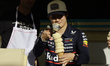 Red Bull driver Yuki Tsunoda participates in activation and ice cream preparation prior to...