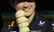 Red Bull driver Yuki Tsunoda participates in activation and ice cream preparation prior to...