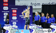Yeziel Morales gets ready before the Men's 200m Backstroke finals during the World Aquatic...