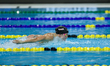 In Toronto, Ontario, Canada, on October 23, 2025, Regan Smith of the USA races towards the...