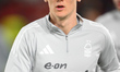 Ryan Yates of Nottingham Forest warms up ahead of kick-off during the UEFA Europa League L...