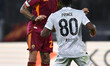 Gianluca Mancini of A.S. Roma and Prince Kwabena of F.C. Viktoria Plzen are in action duri...