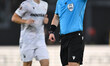 Referee Umut Meler (TUR) participates in the UEFA Europa League phase day 3 football match...