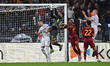 Svetozar Markovic of F.C. Viktoria Plzen and Mile Svilar of A.S. Roma are in action during...