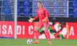 Laura Giuliani (GK) - Italy - is in action during the match between Italy and Japan at Sta...