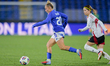 Giada Greggi, number 20, plays for Italy during the match between Italy and Japan at Stadi...