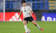 Toko Koga from Japan is in action during the match between Italy and Japan in Como, Italy,...