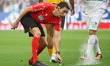 The referee Ricardo de Burgos Bengoetxea officiates during the match between RCD Espanyol...