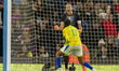 Lorena Da Silva of Brazil celebrates at full time during the International Friendly match...
