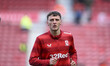 Dael Fry of Middlesbrough warms up before the Sky Bet Championship match between Middlesbr...