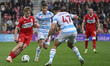 Tommy Conway of Middlesbrough drives forward during the Sky Bet Championship match between...