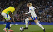 Chloe Kelly #11 of England is in action during the International Friendly match between En...