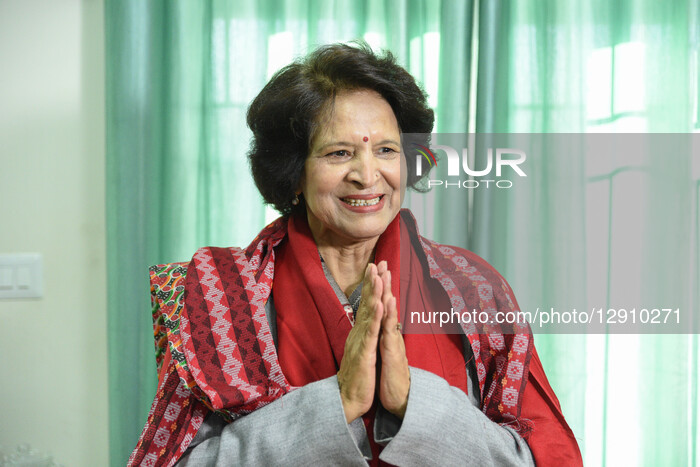Newly Appointed Interim Health And Population Minister Sudha Sharma Assumes Office In Nepal