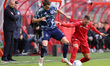Marko Pjaca of FC Twente and Youri Baas of AFC Ajax play during the match between FC Twent...