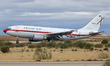 A US A310-304 of the Spain Air Force lands at Torrejon de Ardoz military base in Madrid, S...