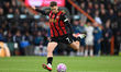 David Brooks of Bournemouth lines up a shot at goal during the Premier League match betwee...