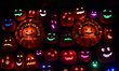 Jack-o'-lantern displays illuminate the pathways during the Jack-O'-Lantern Nights event a...