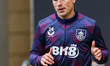 Josh Cullen of Burnley FC warms up during the Premier League match between Wolverhampton W...