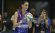 Benedetta Maria Sartori (#10) of Numia Vero Volley Milano plays during the match between N...