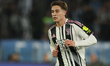 Kenan Yildiz of Juventus looks on during the Serie A soccer match between SS Lazio and Juv...