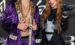 Matt Kiatipis and Hannah Stocking arrive at the 6th Annual Unruly Halloween Party held at...