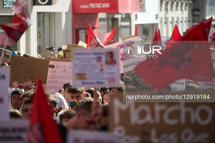 Madrid Rally Against Bullying After Death Of 14-year-old